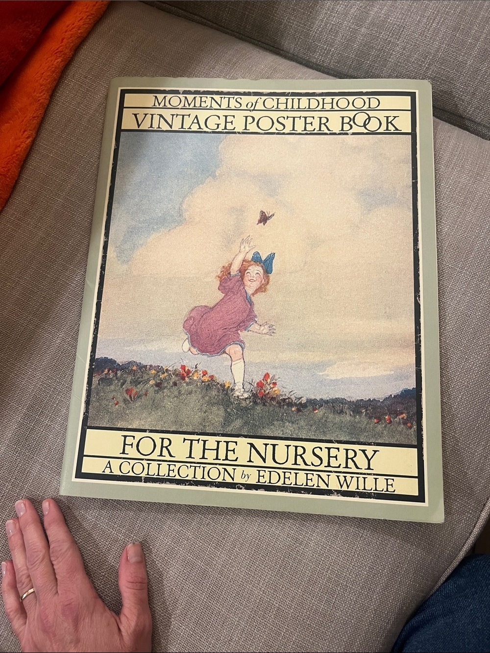 Moments of Childhood Vintage Poster Book - For The Nursery (Cream/Blue/Pink)